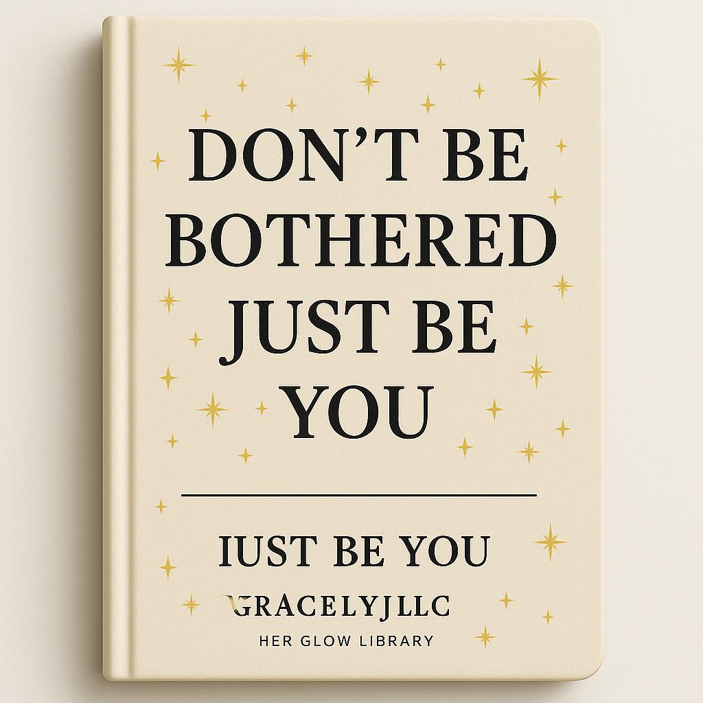 DON'T BE BOTHERED JUST BE YOU